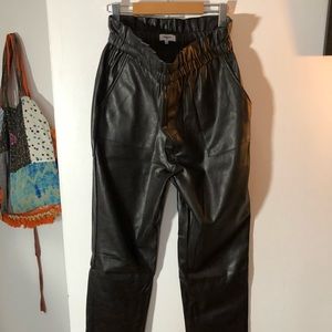 Black simili leather SUNCOO